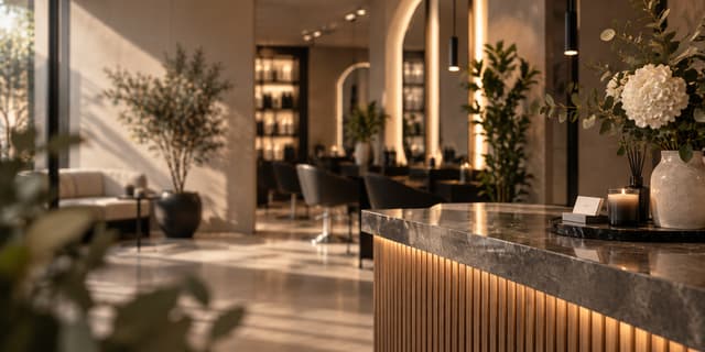 Reception dello studio Montvel